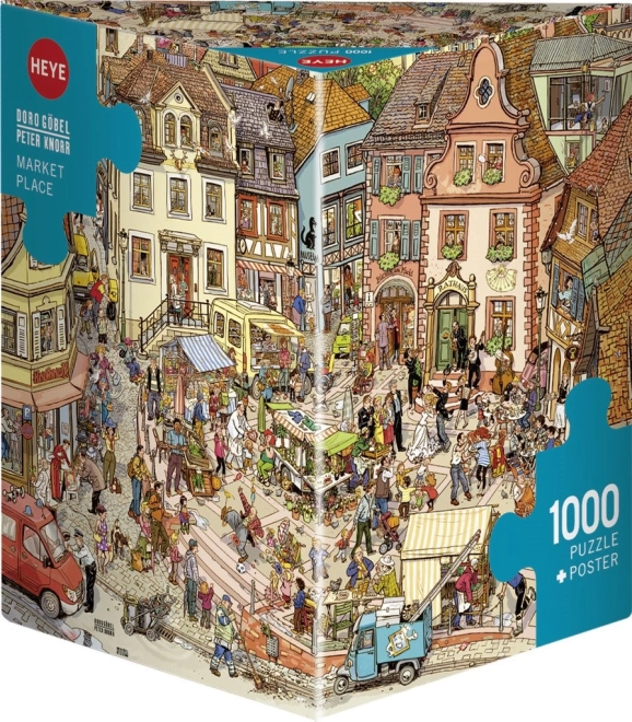 Puzzle Heye Piața 1000 de piese