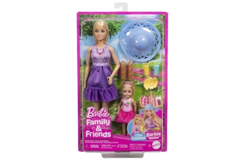 Păpuși Barbie și Chelsea la picnic