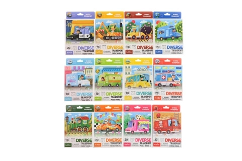 Puzzle transport 20 piese