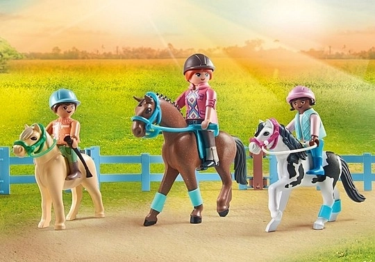 Set figurine Cai 71493 Instruire mobilă de echitație