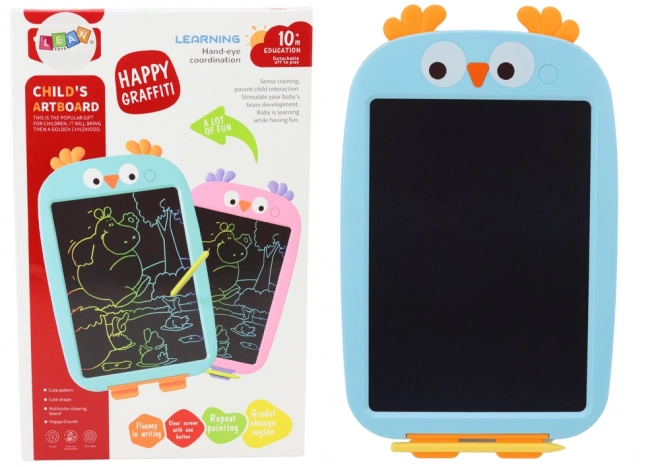 Tablet graficzny pentru desene cu stilou imaginea cu pasăre albastru