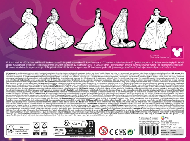 Stickere răzuibile Disney Prințese 5 buc