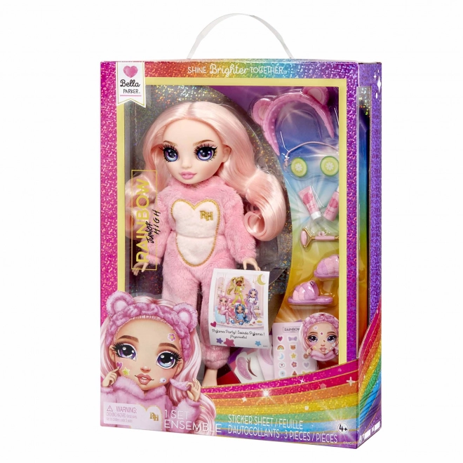 pană junior fashion Rainbow High în pijama - Bella Parker