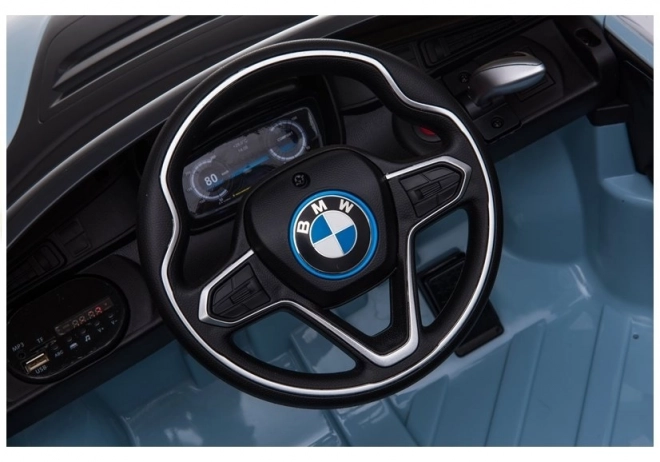 Masinuta electrica BMW i8 albastră