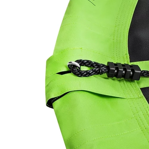 Leagăn tip cuib de barză 120cm verde-negru 23515