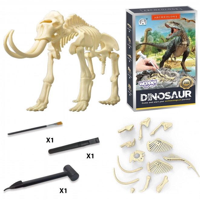 Woopie jucărie creativă schelet dinozaur săpături arheologice