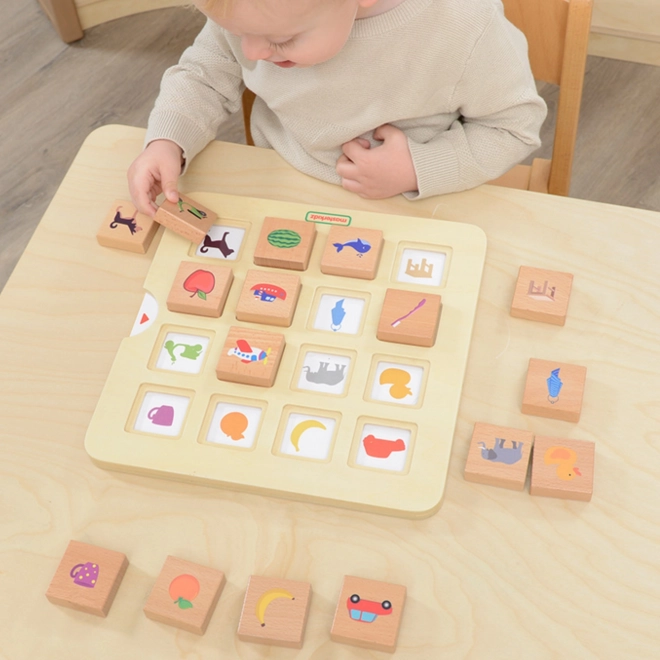 Joc Montessori potrivire umbre și recunoașterea obiectelor Masterkidz