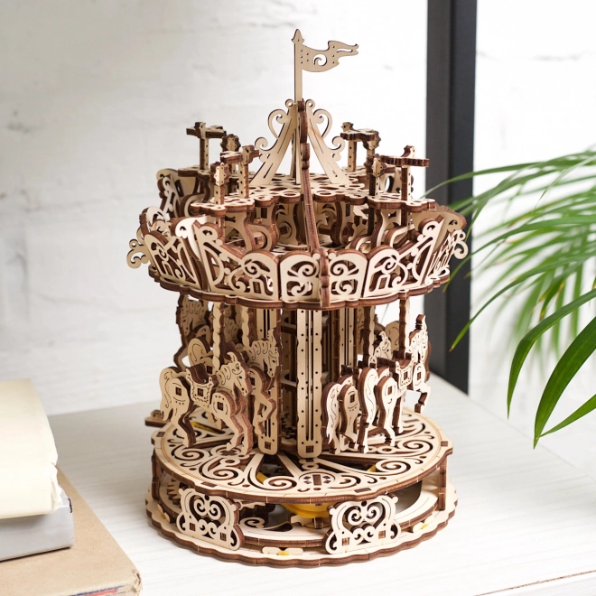 Puzzle 3D carusel Ugears