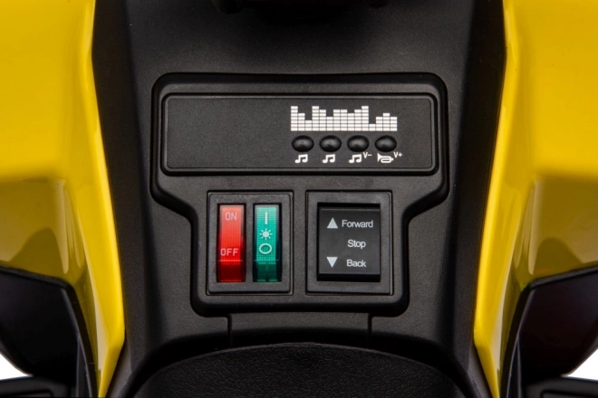 ATV electric pentru copii galbenă