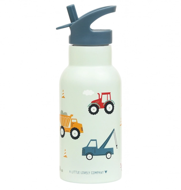 A Little Lovely Company Sticlă de băut din oțel inoxidabil 500 ml – Vehicule