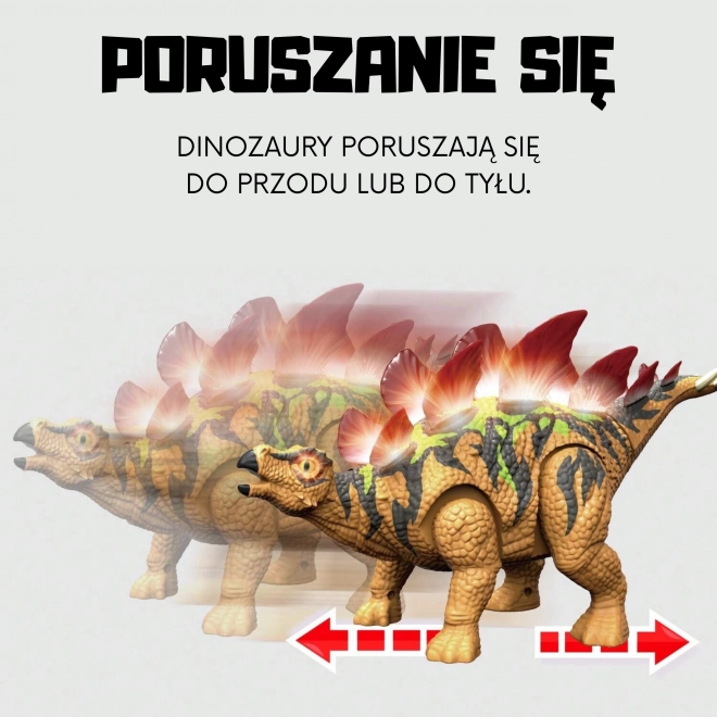 Woopie Dinosaurus cu telecomandă RC Robot Stegosaurus