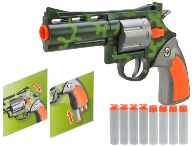 Set pistol și gloanțe din spumă pentru copii