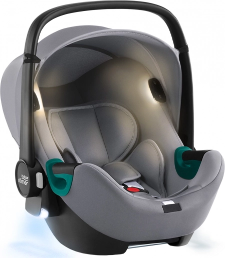 Scaun auto Britax Römer Baby-Safe iSense în nuanța Frost Grey