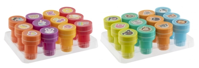 Ștampile Vesele Basic Craft auto-colorante 12 buc