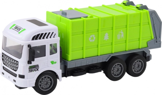 Mașină de gunoi teleghidată verde 1:24