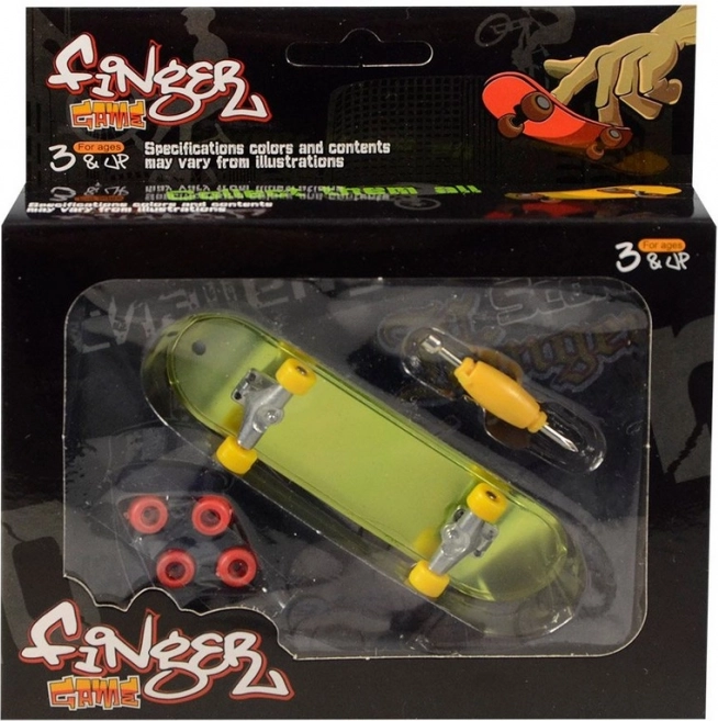 Skateboard de deget Metalic 9 cm