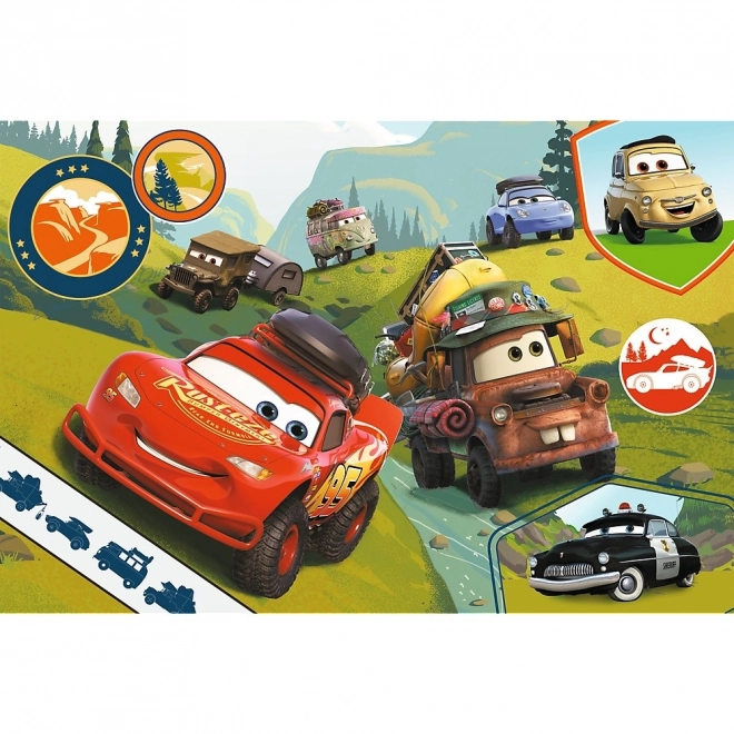 Puzzle 24 piese Maxi Mașini Veselă Disney Cars 3