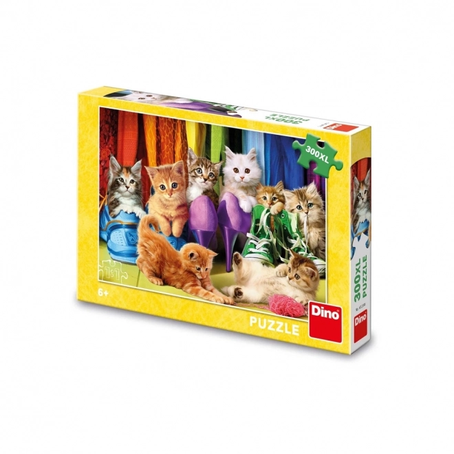 Puzzle Pisici Colorate 300 XL