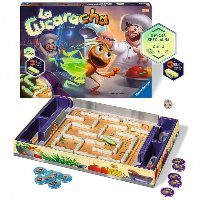 Joc de masă ravensburger La Cucaracha ediție nocturnă