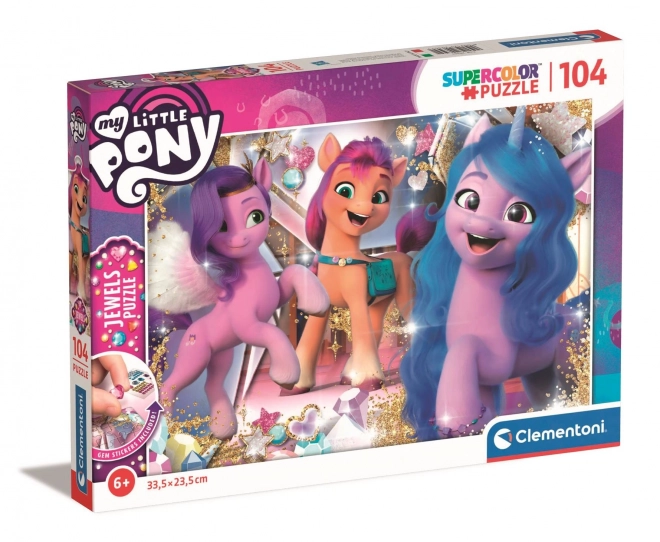 Puzzle cu bijuterii My Little Pony 104 piese