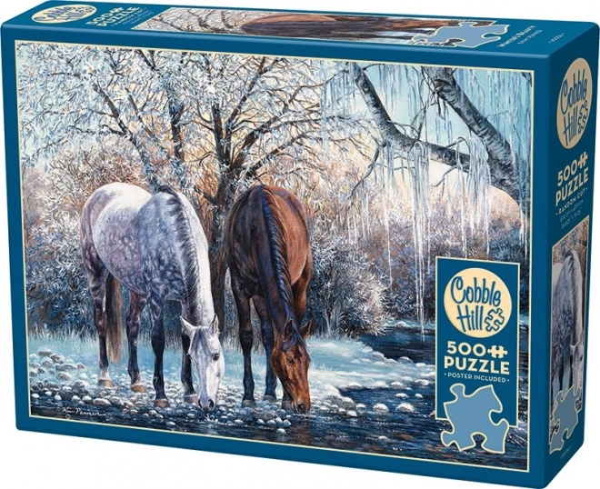 Puzzle Krása Zimii 500 Piese COBBLE HILL