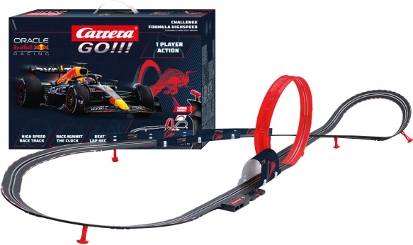 Pistă auto Carrera GO Challenger F1 cu mașina Red Bull