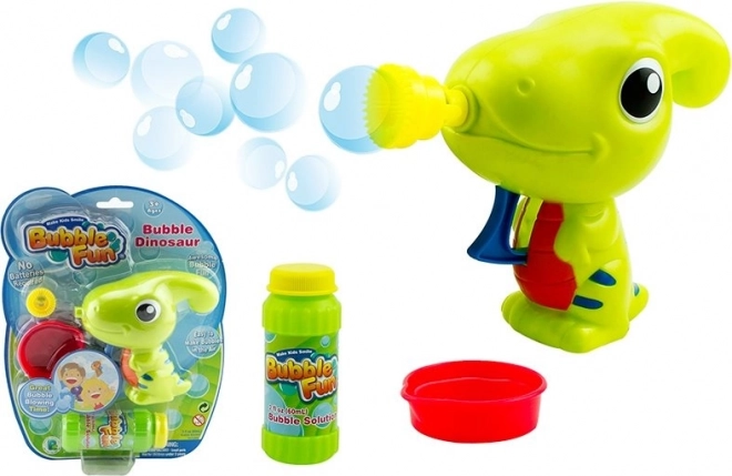 Pistolă cu bule Dinosaurus Bubble Fun