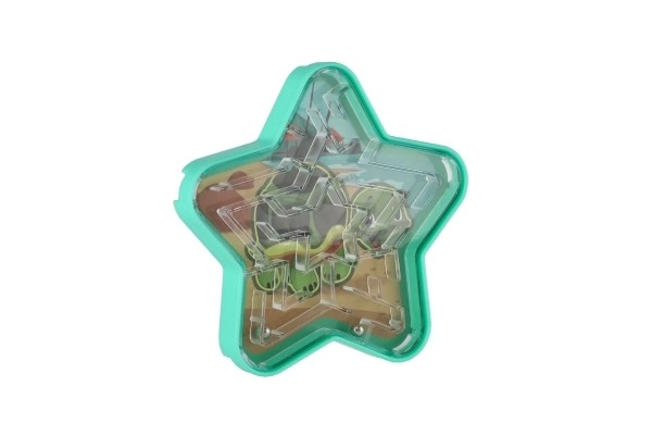 Labirint puzzle cu minge stelară, din plastic, 9 cm