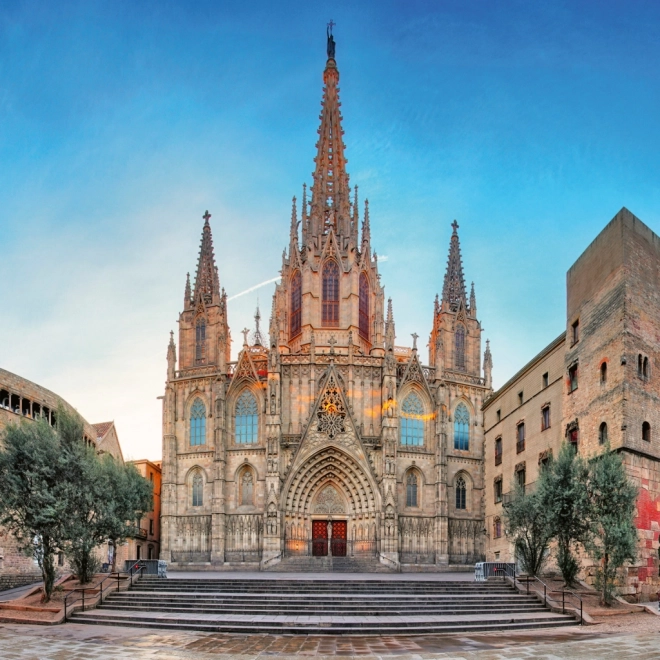 Calendar de notițe Barcelona 2026, 30 x 30 cm