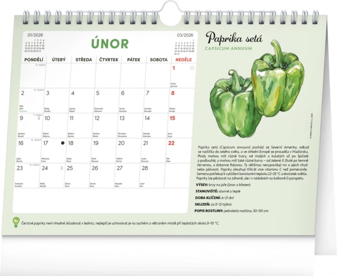 Calendar Notique lunar de planificare cu semințe 2026
