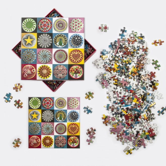 Puzzle pătrat cu torturi 500 piese