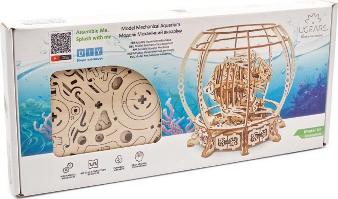 Puzzle 3D Acvariu UGEARS