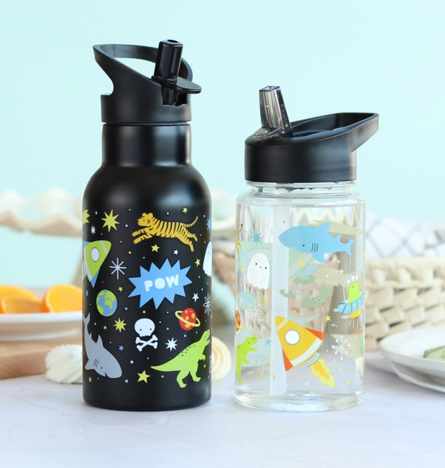 A Little Lovely Company Sticlă de băut din oțel inoxidabil 500 ml – Universul