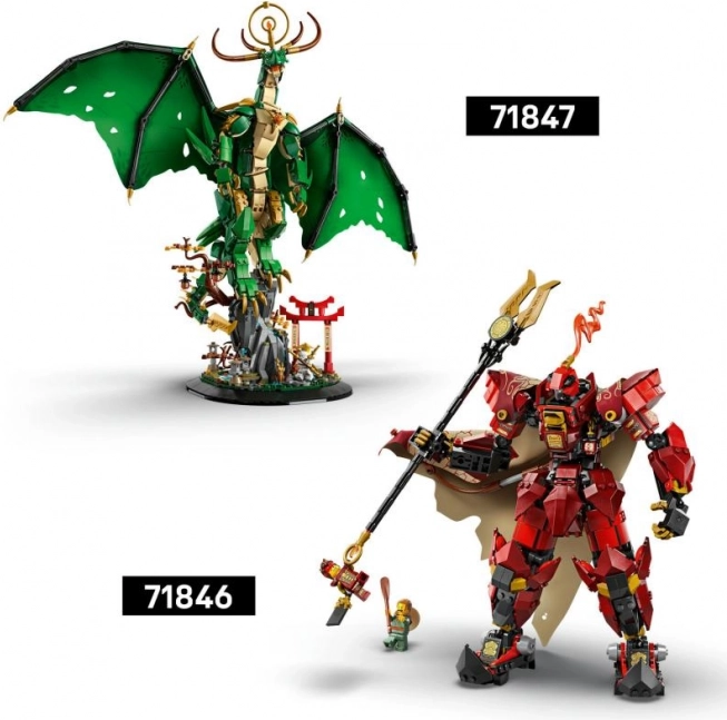 Dragonul de pază LEGO NINJAGO pentru adulți