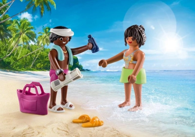 Set Playmobil cuplu în vacanță