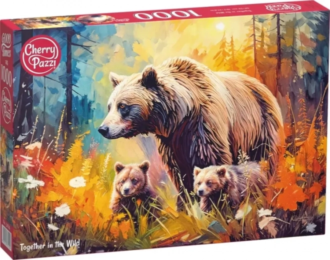 Puzzle Împreună în sălbăticie 1000 de piese