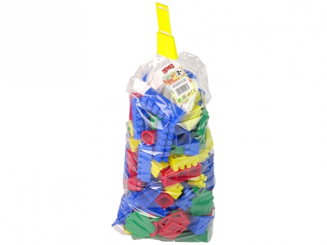 Cărămizi de construcție colorate mari 130 de piese