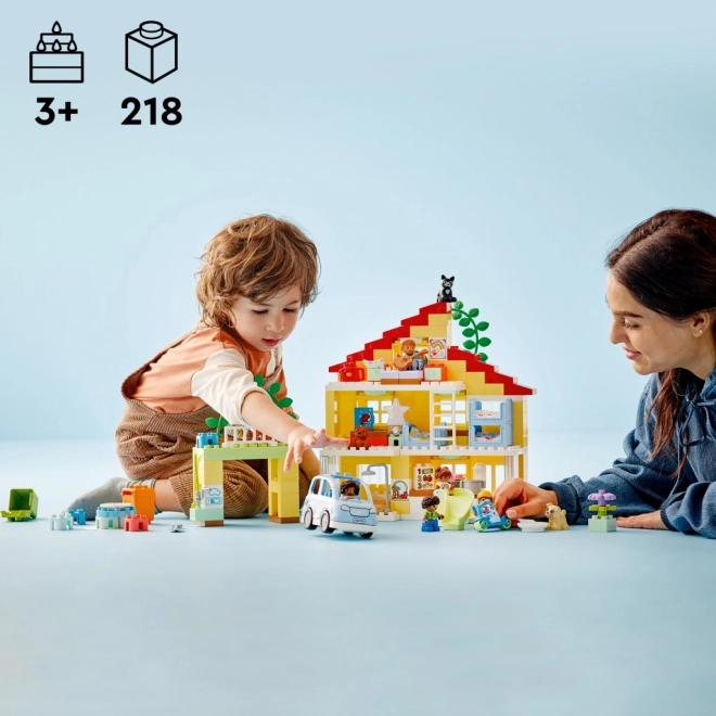 Casă de familie 3 în 1 LEGO DUPLO