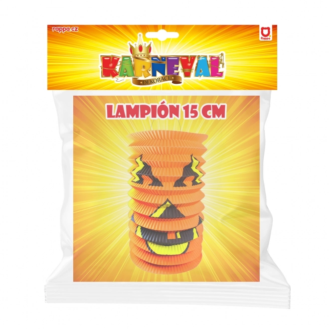 Lampion de Halloween cu dovleac 15 cm