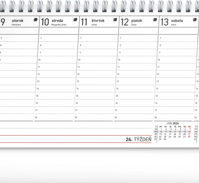 Calendar de birou Planificator 2026