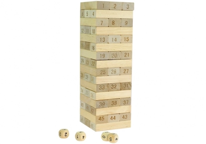 Joc de îndemânare Jenga din lemn