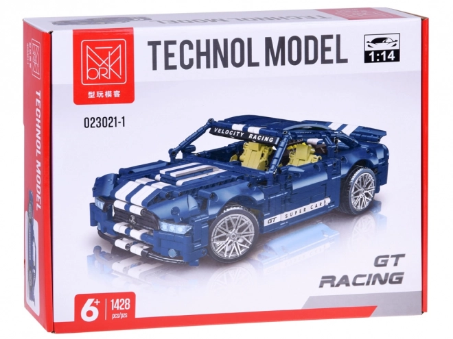 Set 1428 piese mașină sport Gt Racing