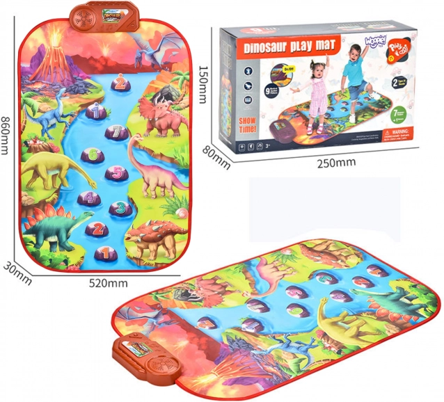 Placintă muzicală interactivă Dino mare pentru copii de la Woopie