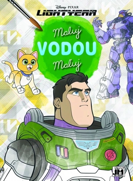 Caiet de colorat cu apă Buzz Lightyear