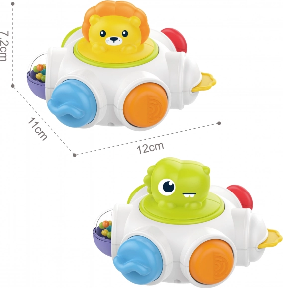 Woopie Cosmică Rachetă Cub Activ - Cub Educațional Senzorial 18m+