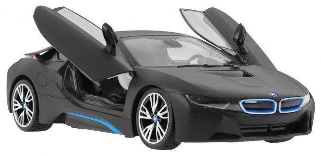 BMW i8 negru RASTAR 1:14 auto cu telecomandă + telecomandă 2,4 GHz