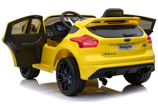 Mașină pe acumulator Ford Focus RS galbenă