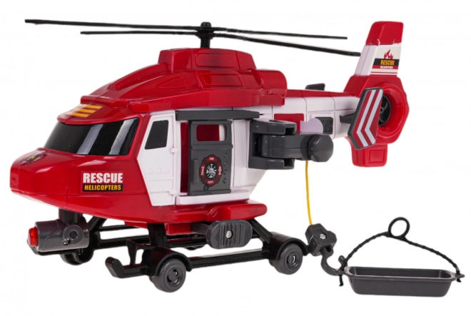 Elicopter interactiv de salvare pentru copii 1:16