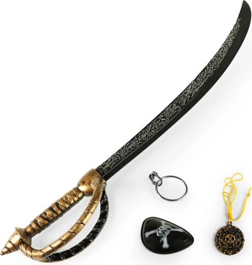 set de pirați sabie cu accesorii pentru copii