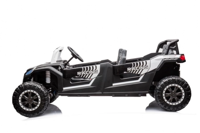 Mașină electrică pentru copii 4x4 Buggy alb